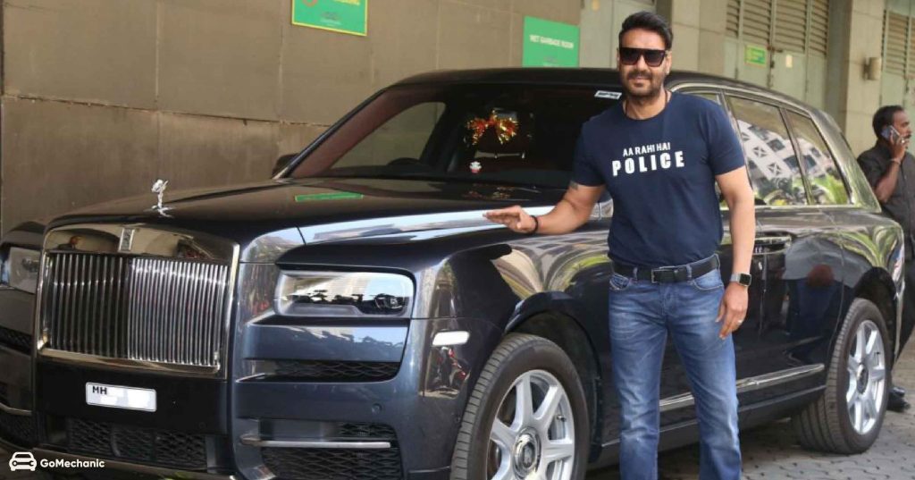 Ajay Devgn With His Car