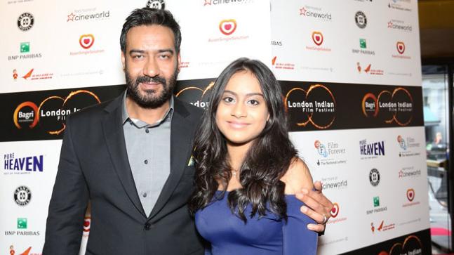 Ajay Devgn With His Nysa