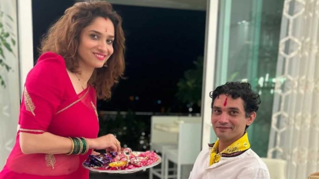 Ankita Lokhande With Her Brother