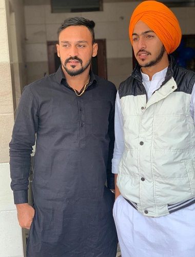 Anmolpreet Singh With His Brother