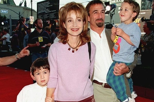 Annie Potts With Her Son