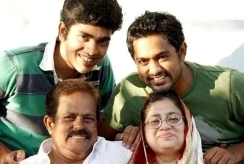 Asif Ali With His Family