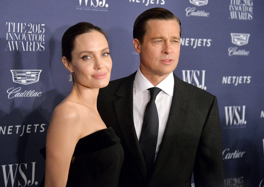 Brad Pitt With Angelina Jolie