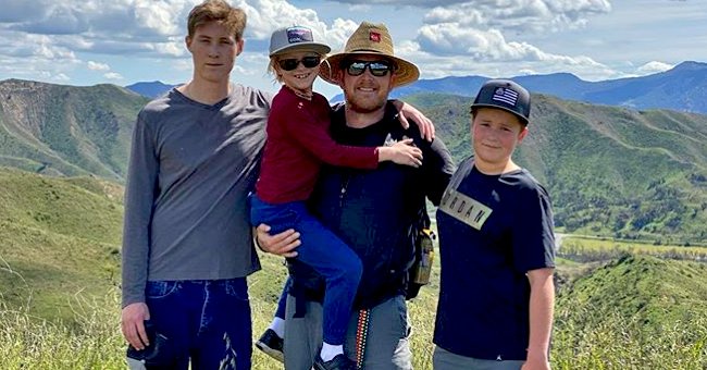 Cole Hauser With His Children
