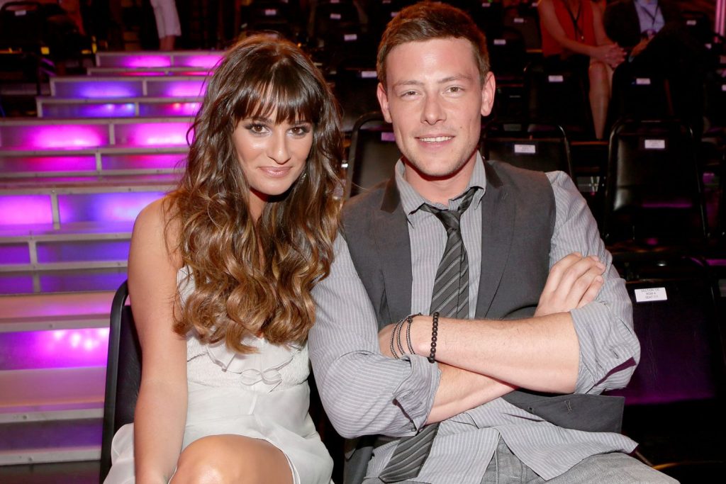 Cory Monteith With Lea Michele