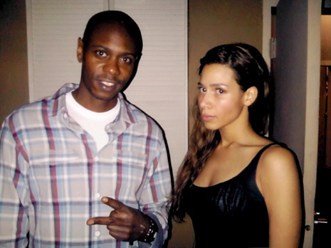 Dave Chappelle With His Sister