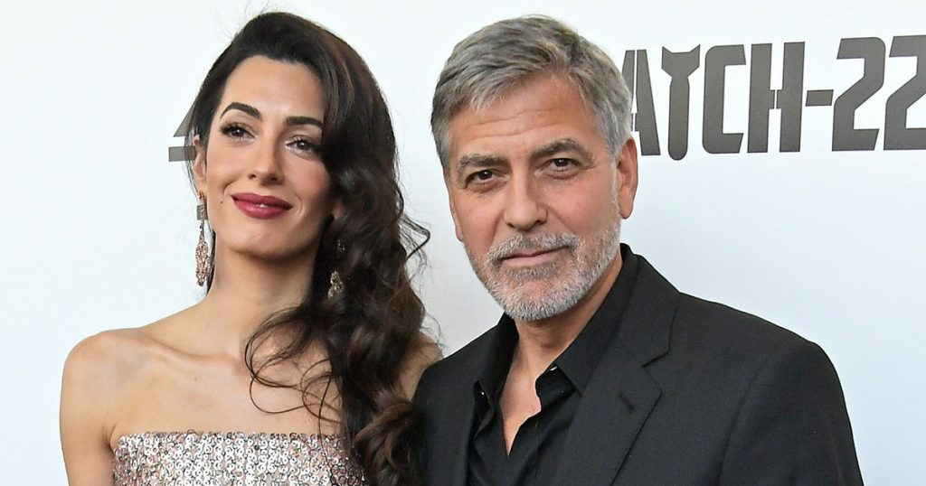 George Clooney With Amal Alamuddin