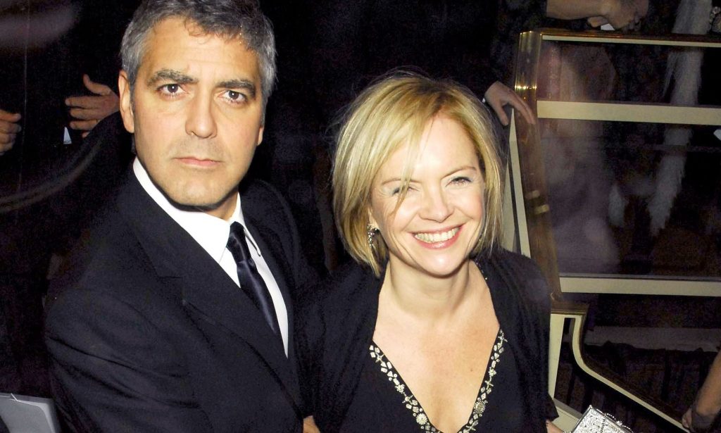 George Clooney With Mariella Frostrup