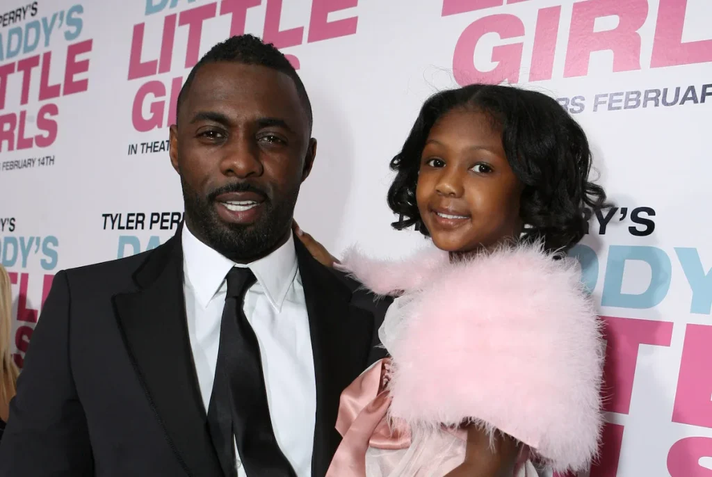 Idris Elba With His Daughter