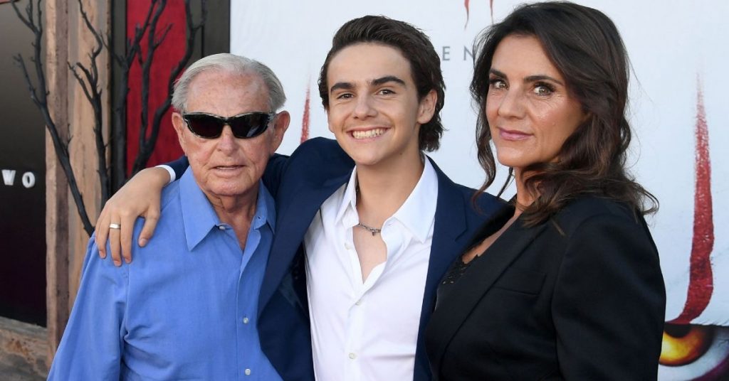 Dylan Grazer With His Father And Mother