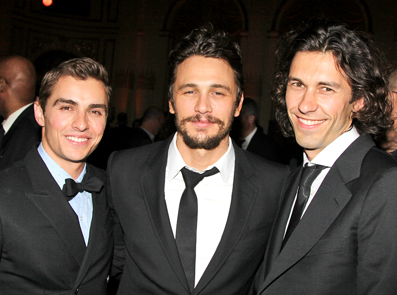 James Franco With His Brother