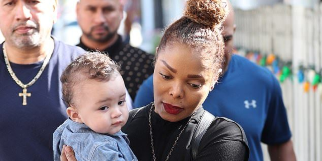 Janet Jackson With Her Son