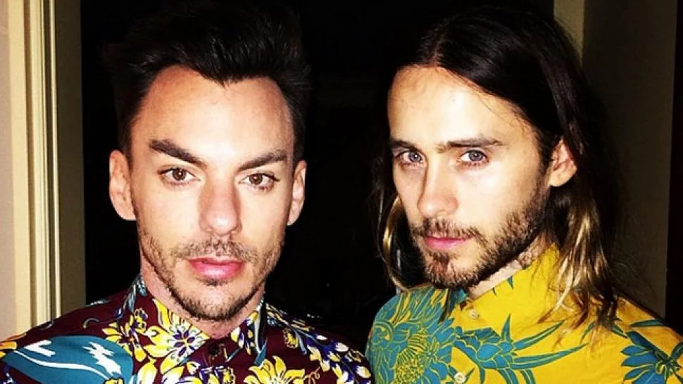 Jared Leto With His Brother