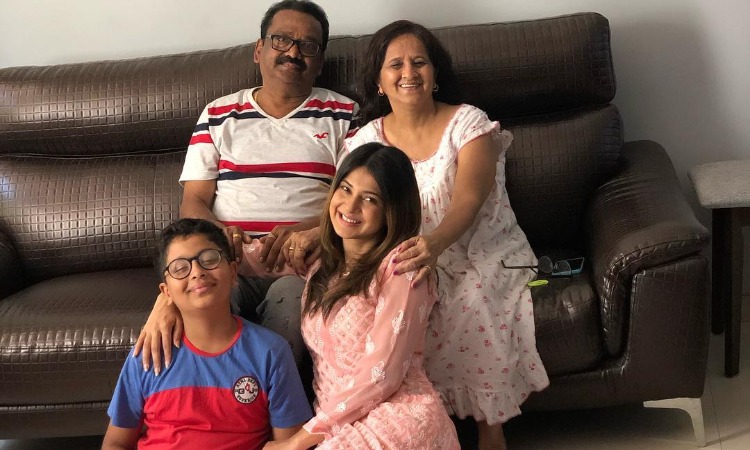 Jennifer Winget With Her Family