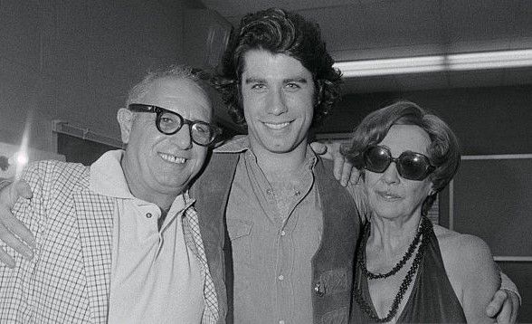 John Travolta With His Father And Mother
