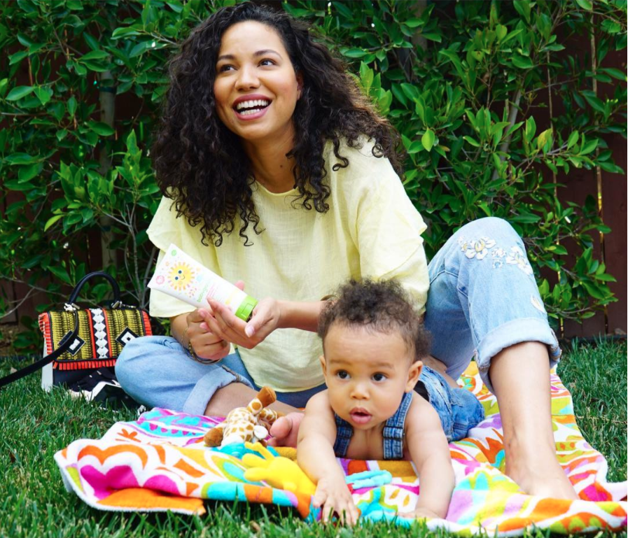 Jurnee Smollett With His Son.