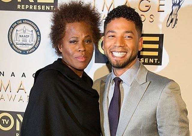 Jussie Smollett With His Mother