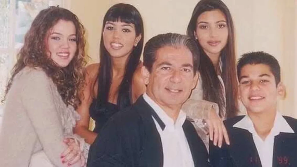 Kim Kardashian With Her Family