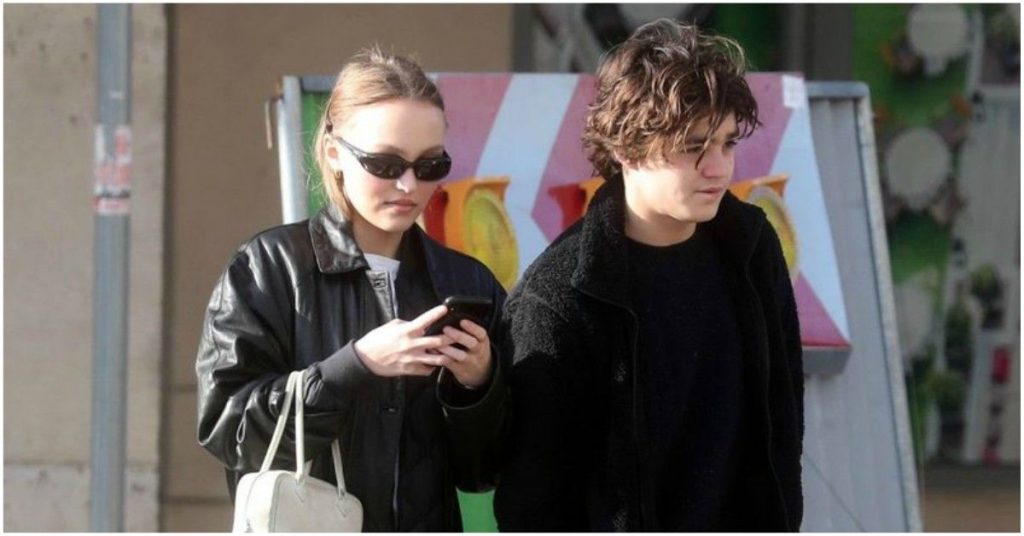 Lily-Rose Depp With Her Brother