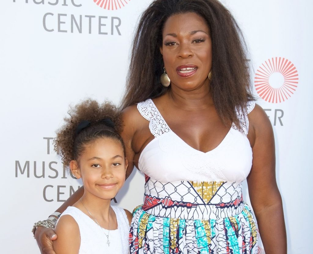 Lorraine Toussaint With Her Daughter