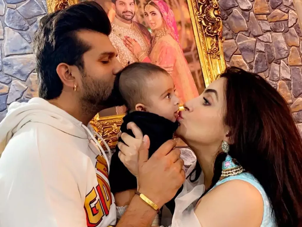 Mansi Sharma With His Son