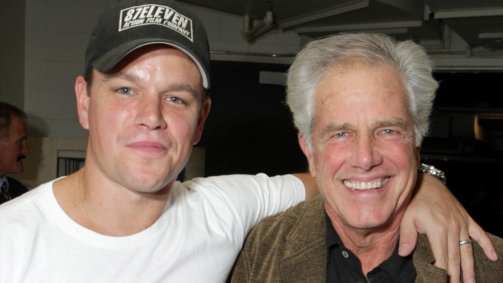 Matt Damon With His Father