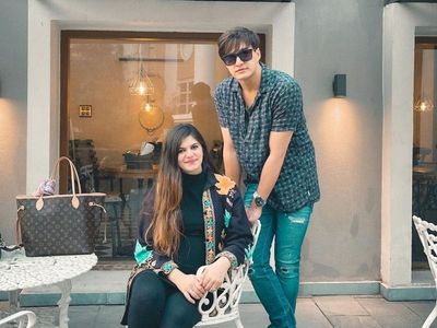 Mohsin Khan With His Sister