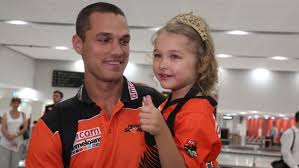 Nathan Coulter Nile With His Daughter