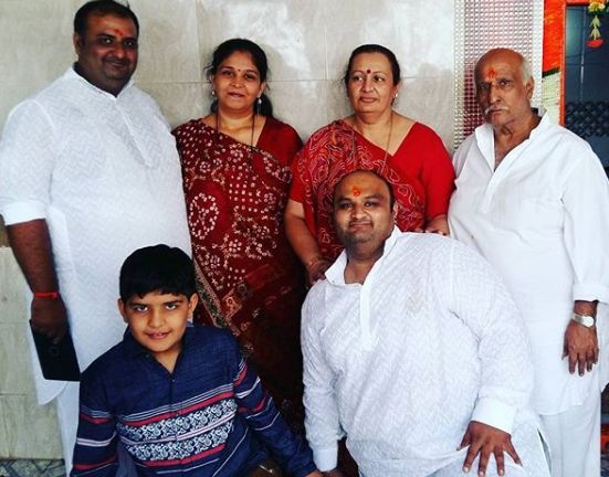 Nirmal Soni With His Family
