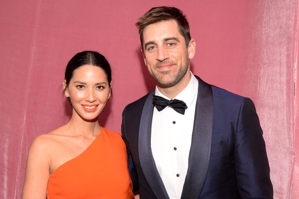 Olivia Munn With Aaron Rodgers