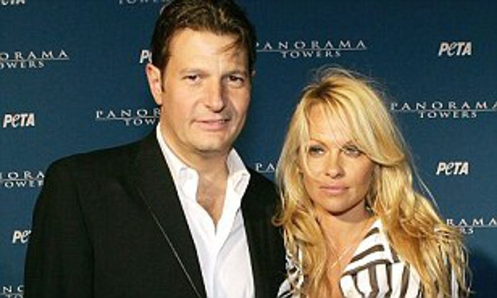 Pamela Anderson With Laurence Hallier