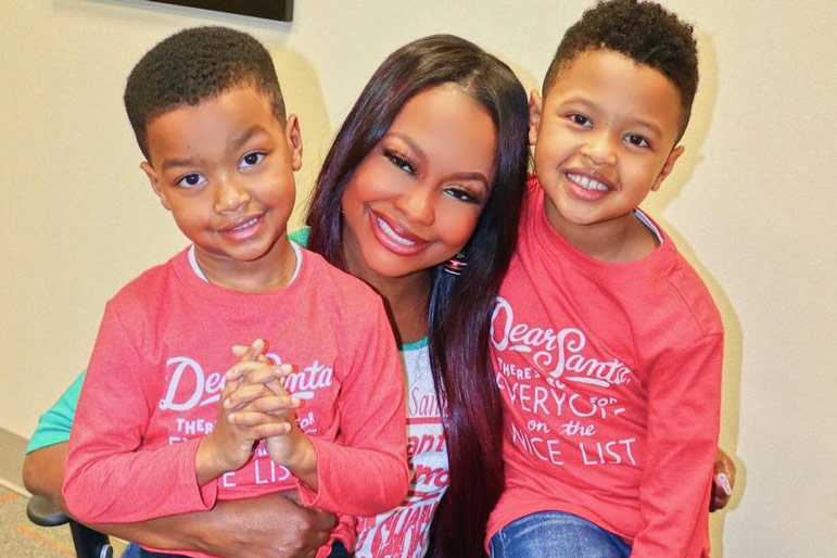 Phaedra Parks With Her Son