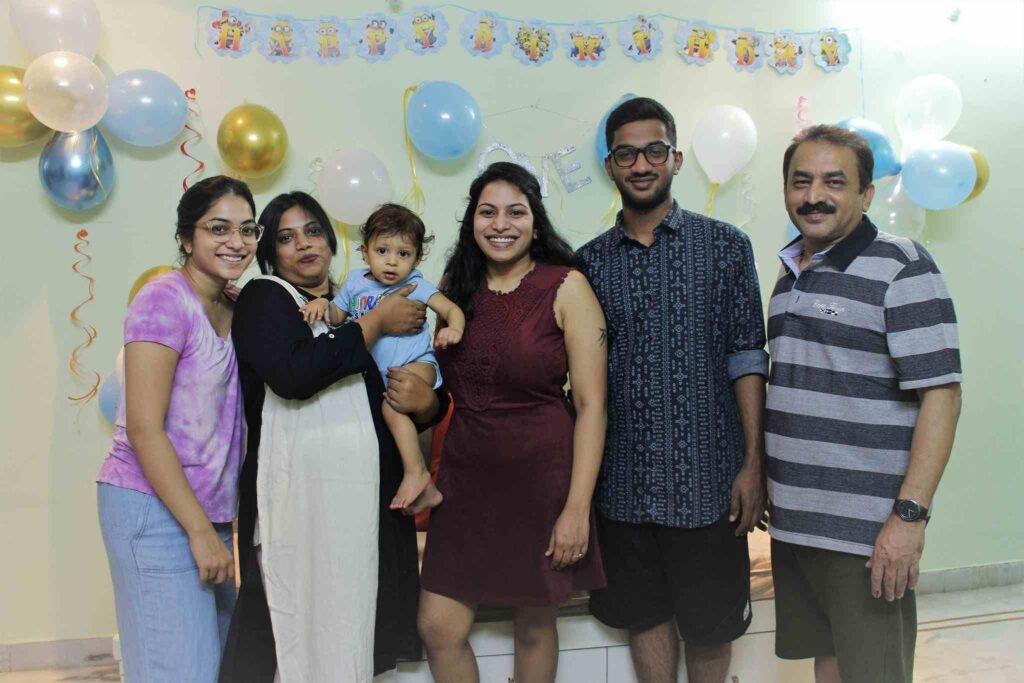 Punarnavi Bhupalam With Her Family