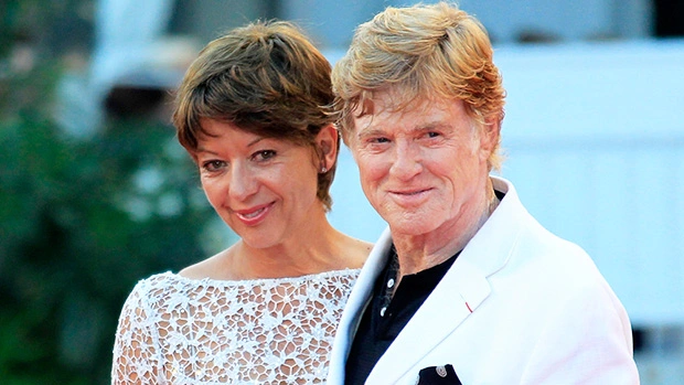 Robert Redford With Sibylle Szaggars