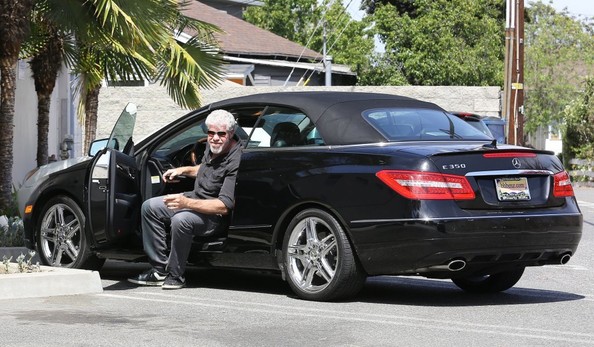 Ron Perlman With His Car