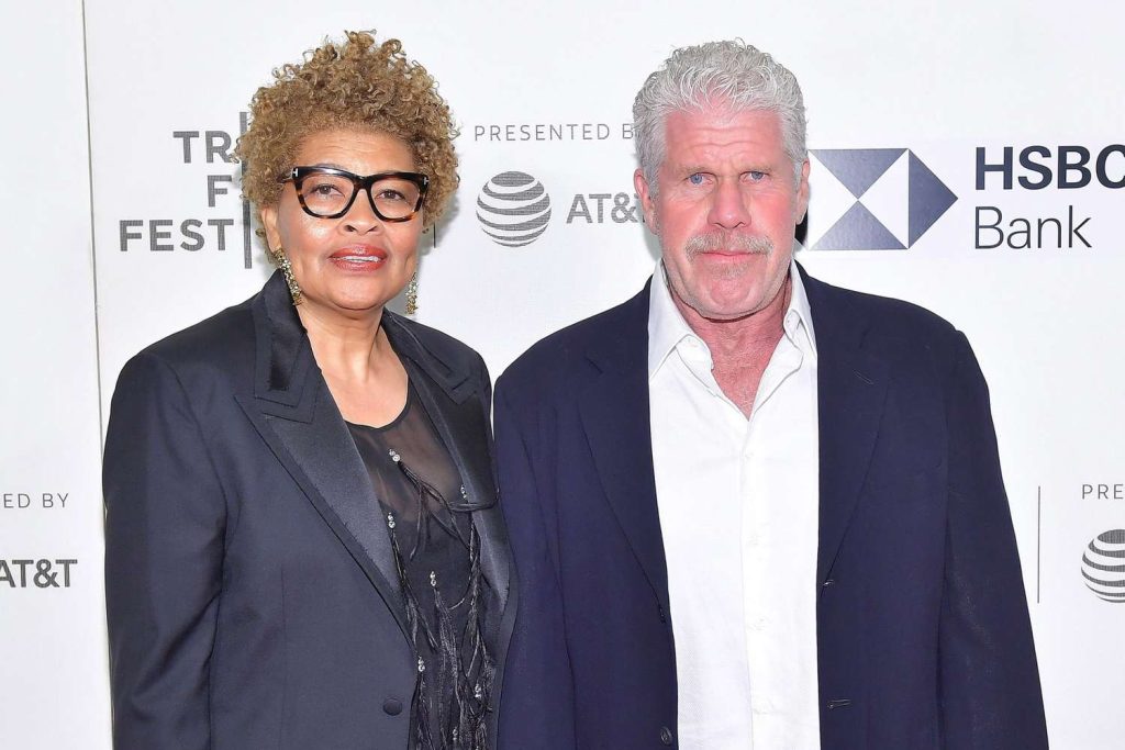 Ron Perlman With Opal Perlman