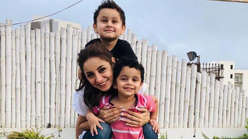 Sarwat Gilani With Her Son