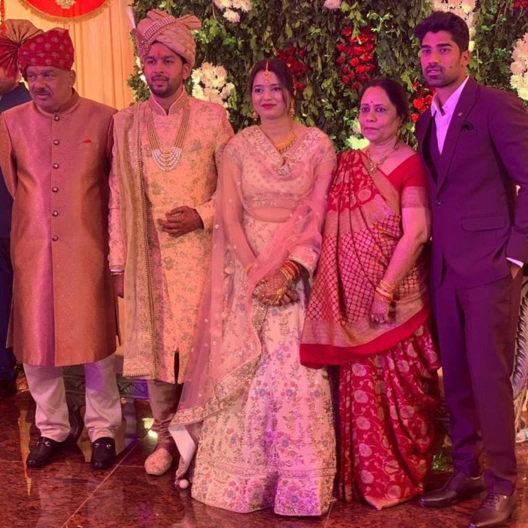 Shashank Singh With Family