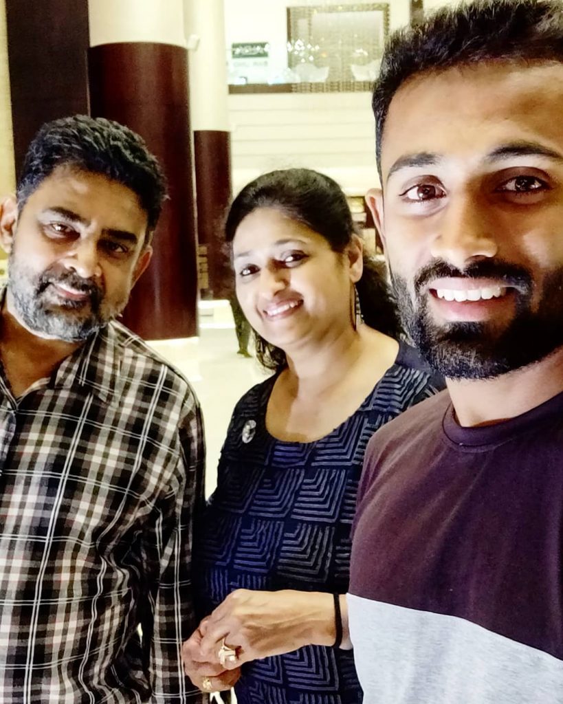 Shreyas Gopal With Father And Mother