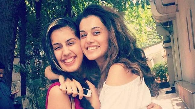 Taapsee Pannu With Her Sister