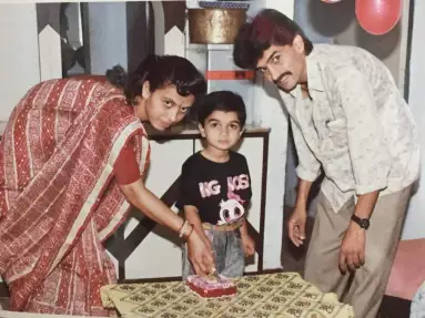 Varun Sandesh With His Father And Mother