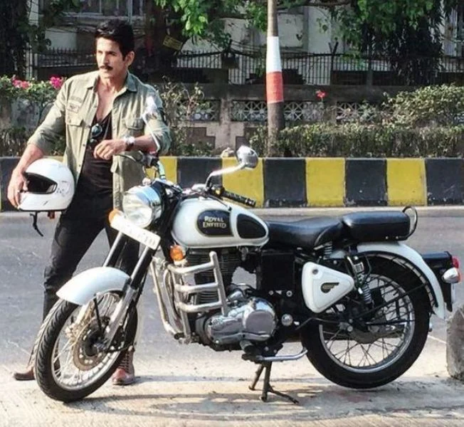 Vishal Kotian With His Bike