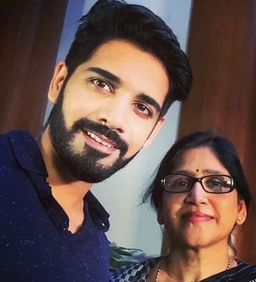 Sushanth With His Mother
